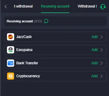 PKR365 Withdraw